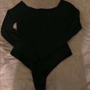Black Long Sleeve Bodysuit